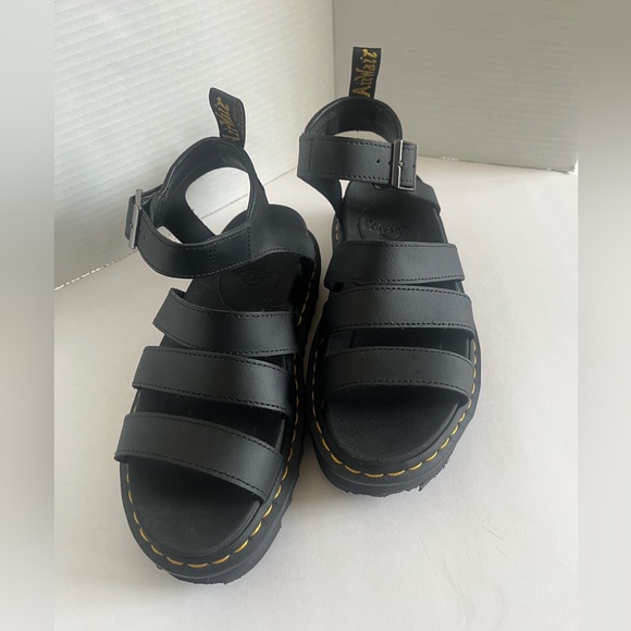 Dr. Martens AirWair Blaire
Athena Leather Strap Sandals Black Size 8 - Picture 2 of 12